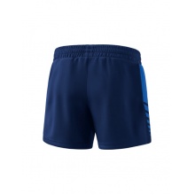 Erima Sport-Hose Six Wings Worker Shorts kurz (100% Polyester, ohne Innenslip, bequem) royalblau/navyblau Damen